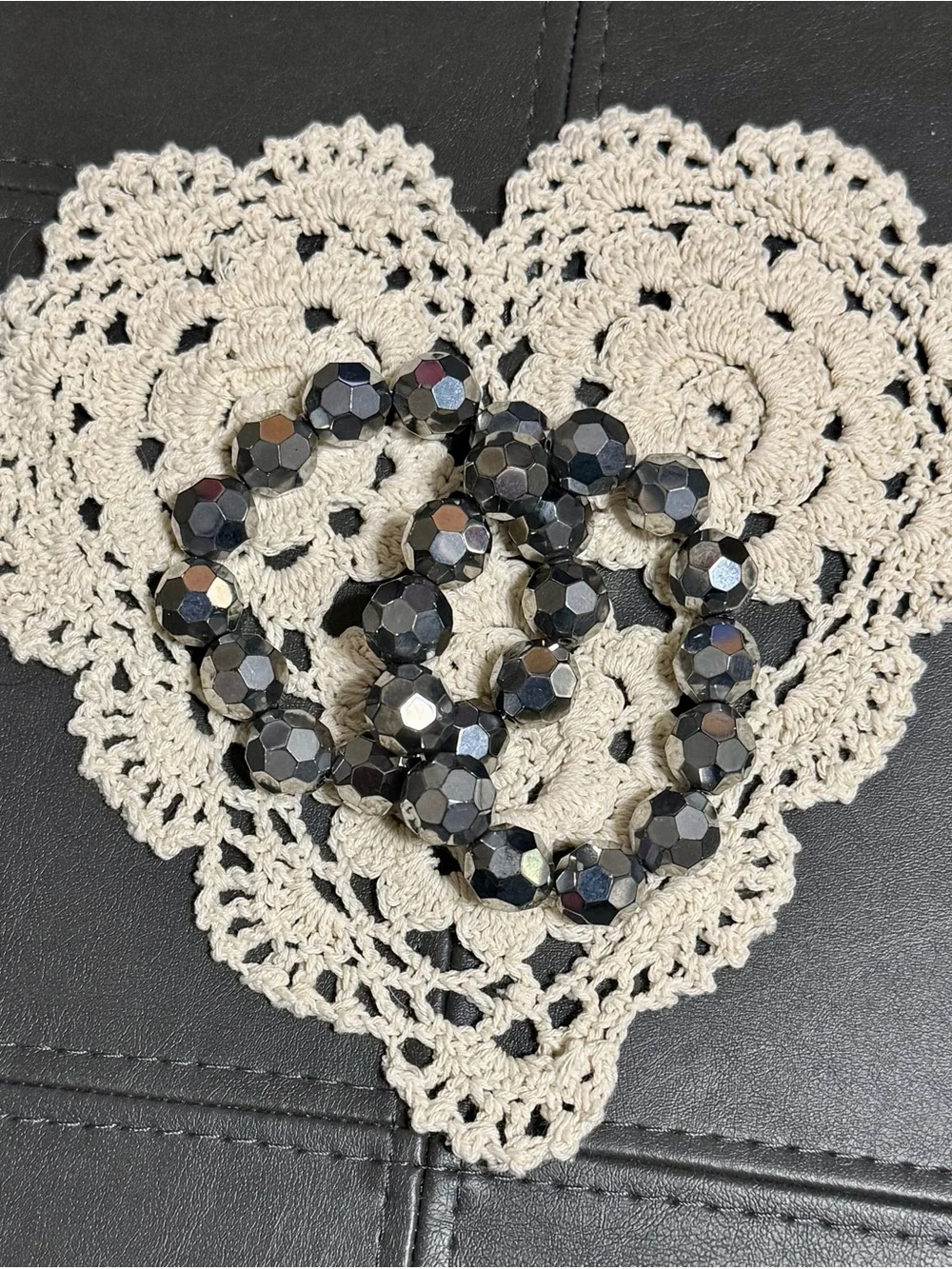 Faceted Silver Bead Stretch Bracelets - Women Jewelry